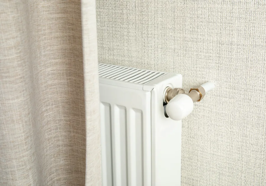 Boiler in a home kitchen
